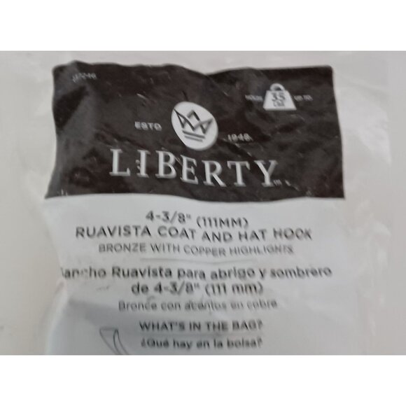 Liberty Hardware Decorative Hook Bronze w/ Copper Highlights 4-3/8" 137246 - Picture 13 of 13
